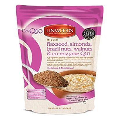 Linwoods Milled Flaxseed, Almonds, Walnuts, Brazil Nuts & Q10 - 200g Bag