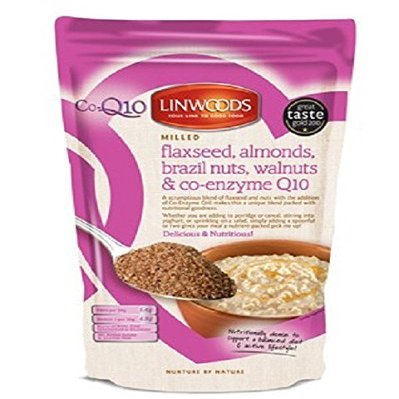Linwoods Milled Flaxseed, Almonds, Walnuts, Brazil Nuts & Q10 - 200g Bag