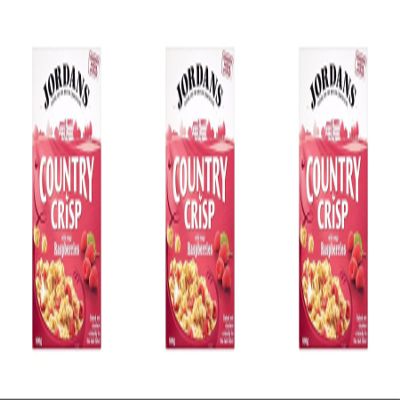 (3 PACK) - Jordans Country Crisp - Raspberry Clusters| 500 g |3 PACK - SUPER SAVER