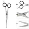 Haryali London, 6.5" Hair Cutting Scissor, Silver Sharp Barber Hair Scissors for Men, Stainless Steel Hair Scissors with Fixed Screw, Professional Hairdressers Trimming Shears for Salon and Home Use view 2