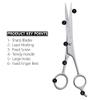 Haryali London, 6.5" Hair Cutting Scissor, Silver Sharp Barber Hair Scissors for Men, Stainless Steel Hair Scissors with Fixed Screw, Professional Hairdressers Trimming Shears for Salon and Home Use view 4