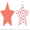 12 Mixed red star cake decorations, plus a FREE GIFT of 12 matching smaller star toppers! view 3