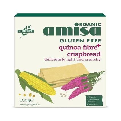 (8 PACK) - Amisa Quinoa Fibre Plus Crispbread| 100 g |8 PACK - SUPER SAVER