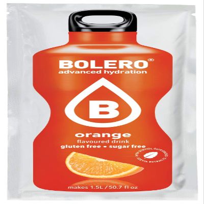 Bolero Essential Hydration Sugar Free Fruit Drink Orange 12 Sachets