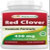 Best Naturals Red Clover 430 mg 180 Capsules (180 Count (Pack of 1)) view 1