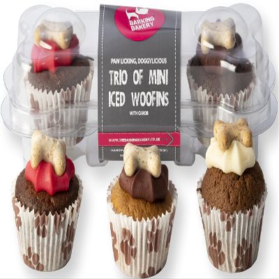The Barking Bakery Mini Iced Trios, multicolor