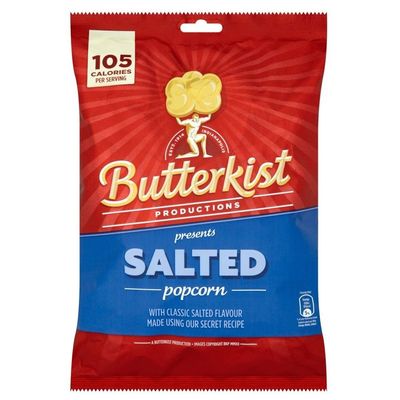 Butterkist Salted Popcorn, 80 g (Pack of 6)