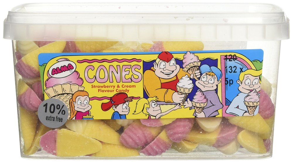Alma Candy Cones (Pack of 120)