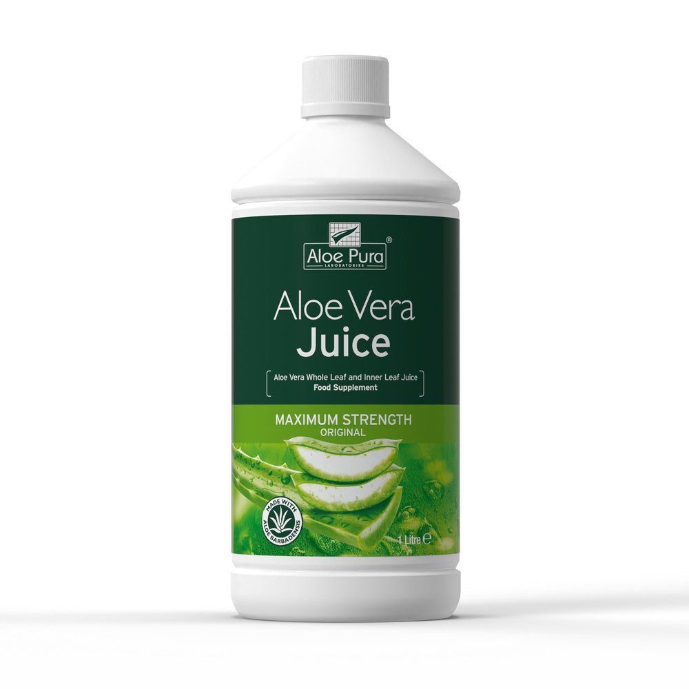 1 Pack of Gluten Free Aloe Pura Aloe Vera Juice 1000 ML