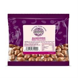 12 Pack of Gluten Free Biona Organic Milk Choc Almonds 70 g