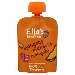7 Pack of Gluten Free Ellas Kitchen First Taste - Mangoes 70 g