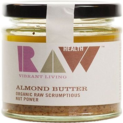6 Pack of Gluten Free Raw Health Organic Raw Whole Almond Butter 170 g