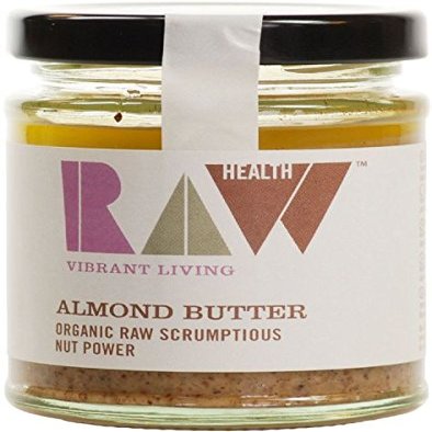 6 Pack of Gluten Free Raw Health Organic Raw Whole Almond Butter 170 g