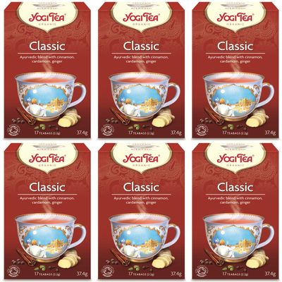 6 Pack of Yogi Tea Classic Cinnamon Spice 17 Bag