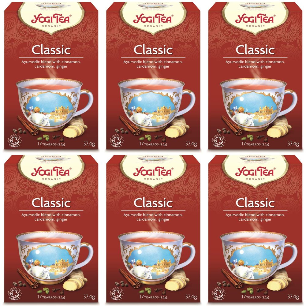 6 Pack of Yogi Tea Classic Cinnamon Spice 17 Bag