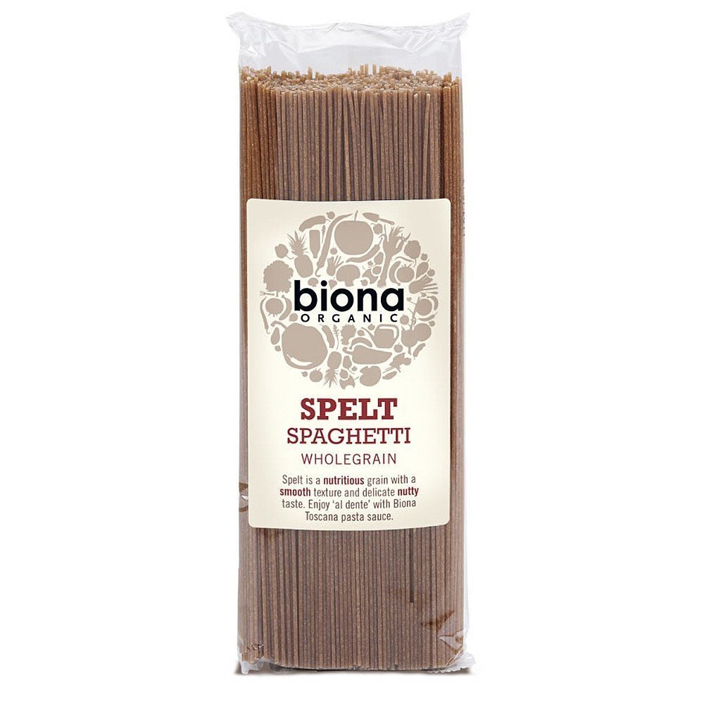 12 Pack of Biona Organic Wholewheat Spaghetti 500 g
