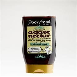 12 Pack of Groovy Food Groovy Dark Agave Nectar 250 ML