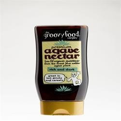12 Pack of Groovy Food Groovy Dark Agave Nectar 250 ML