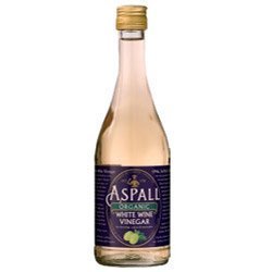 6 Pack of Gluten Free Aspall Organic White Wine Vinegar 350 ML