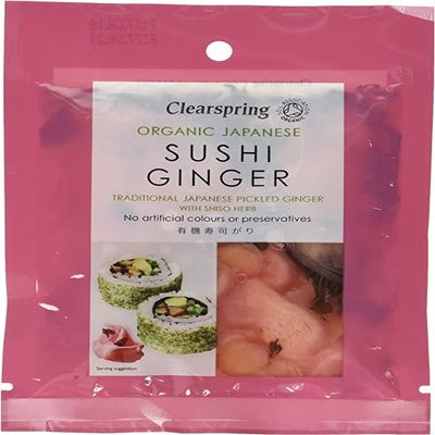 Clearspring Organic Japanese Sushi Ginger (10 Pack)