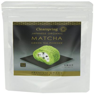 10 Pack of Clearspring Organic Matcha Green Tea Premium 40 g