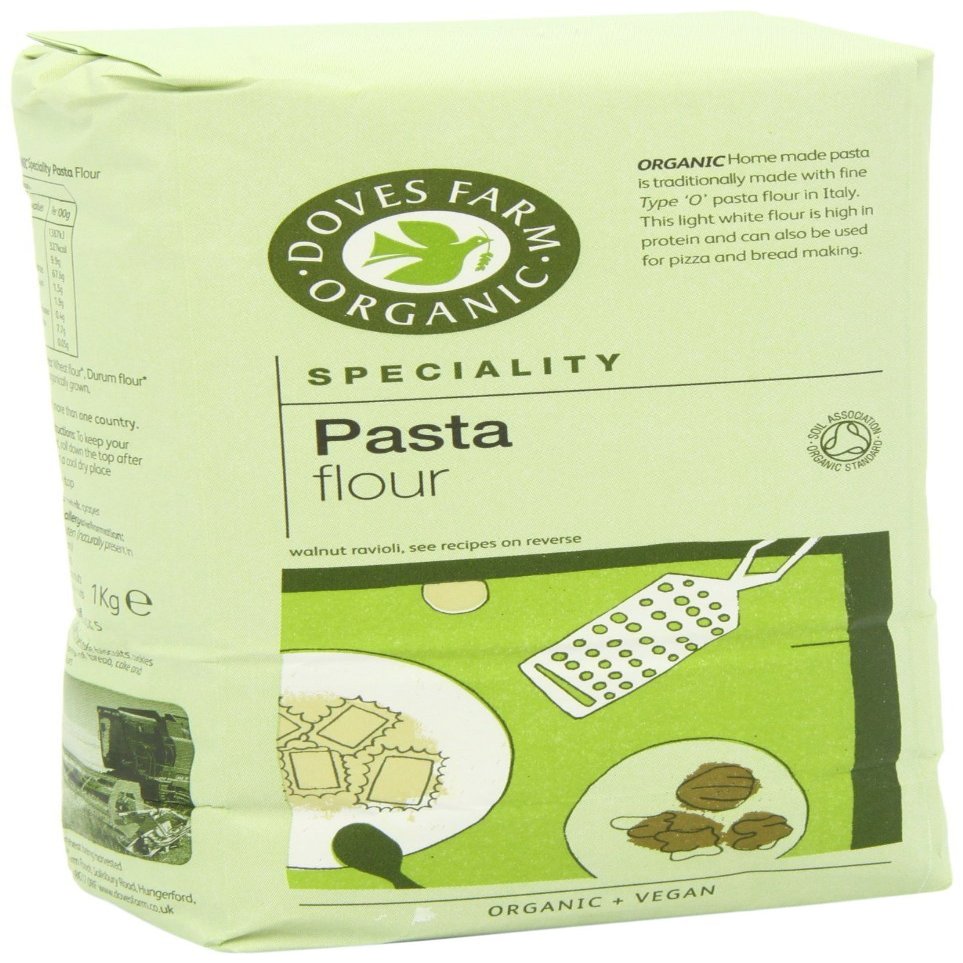 5 Pack of Doves Farm Organic Pasta Flour 1000 g