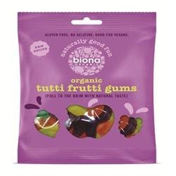 10 Pack of Gluten Free Biona Organic Wine Gums 75 g