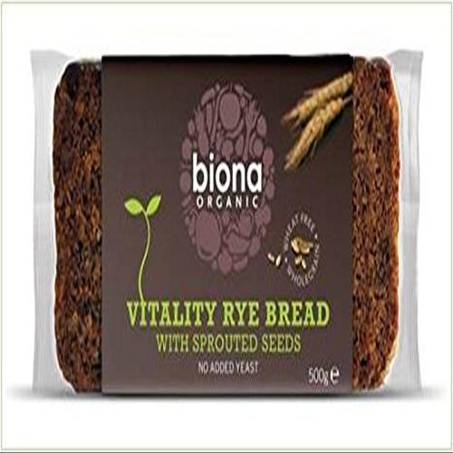 6 Pack of Biona Organic Sprout Mix Rye Bread 500 g