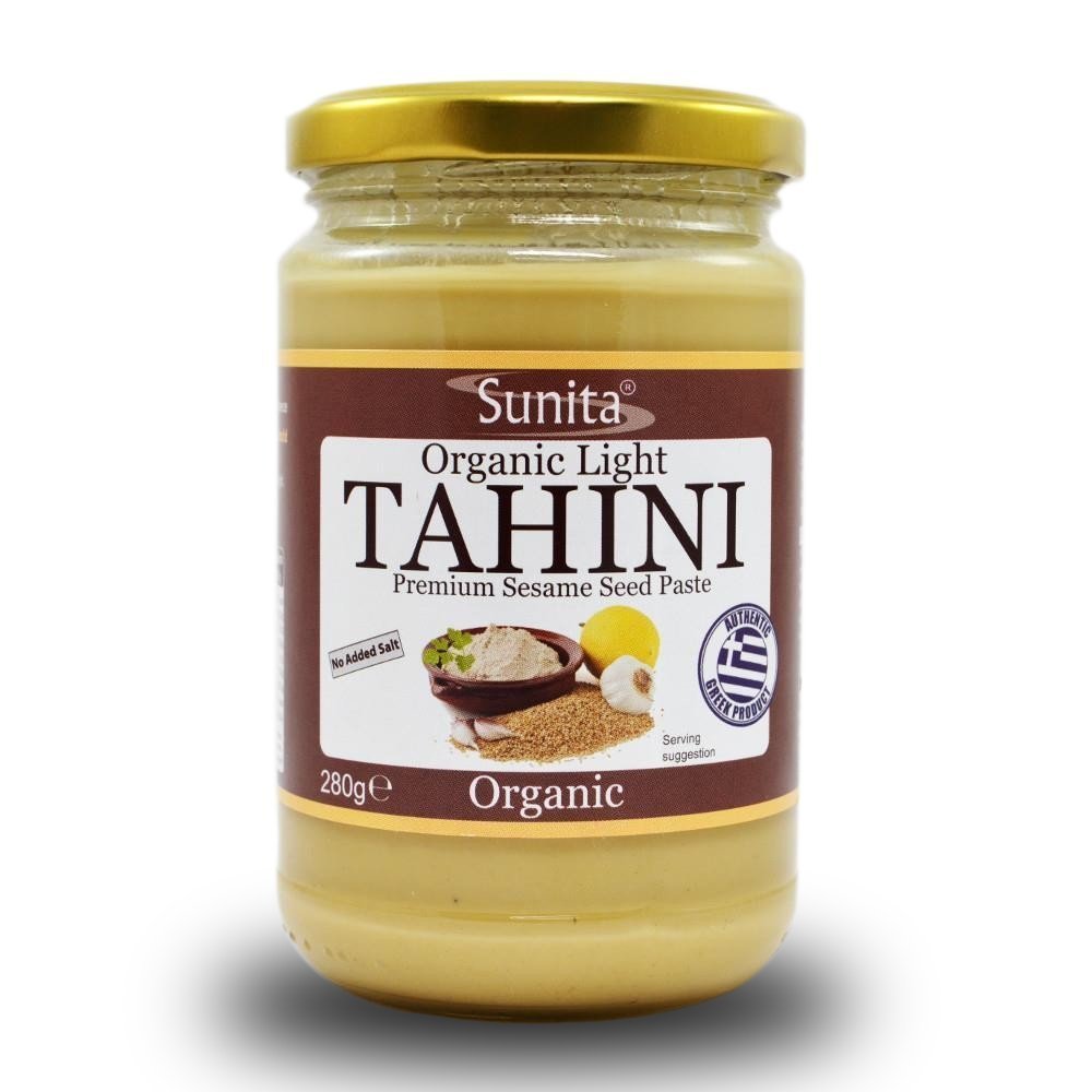 6 Pack of Gluten Free Sunita Organic Light Tahini 280 g