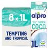 Alpro Coconut Drink - Plant-Based Long Life Dairy Free & Lactose Free Milk Alternative - 1L (Pack of 8) view 1