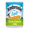 Ambrosia Light Devon Custard, 30% Less Sugar & Fat, Creamy Ready-to-Eat Dessert, 400 g Can (Pack of 1) view 1