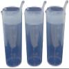 3 x Medi-Inn Adult Convalescent Drinking / Feeding Cup / Beaker with Lip Spout (250ml) Clear view 1