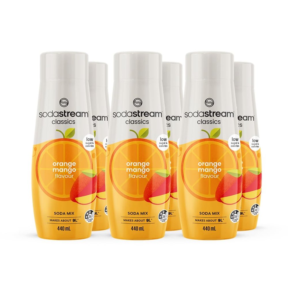 SodaStream Zeros Orange and Mango Syrup
