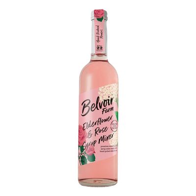 BELVOIR FRUIT FARMS Elderflower and Rose Cordial, 500ml