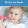 Dr. Brown's Natural Flow Infant Toothbrush, Toothpaste Combo Pack, Pink view 4