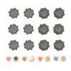 12 Edible Black SUGAR LACE for Cake/Cupcake/Biscuit Decoration Handmade view 1