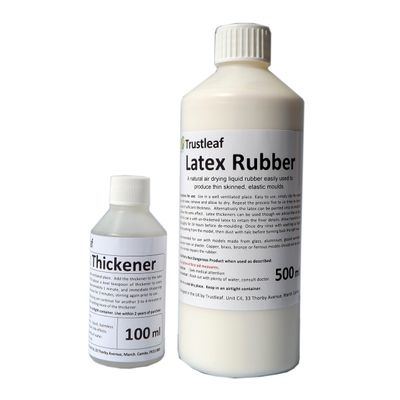 100ml Latex Thickener Gel + 500ml Liquid Latex Dipping Rubber