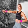 2x Adjustable Neoprene Wrist Support WristBands (Youth Pink) view 2
