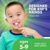 Brilliant Kids Toothbrush, For Ages 5-9 Years Old, For Girl or Boy, Use When Adult Teeth Arrive, Microfiber Bristles Clean Whole Mouth, Kids Toothbrushes Improve Tooth and Gum Health. Red, 3 Pack view 3