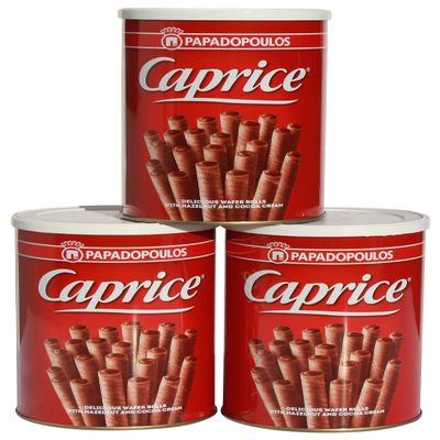 Caprice Chocolate Rolls 400gr - Pack of 3