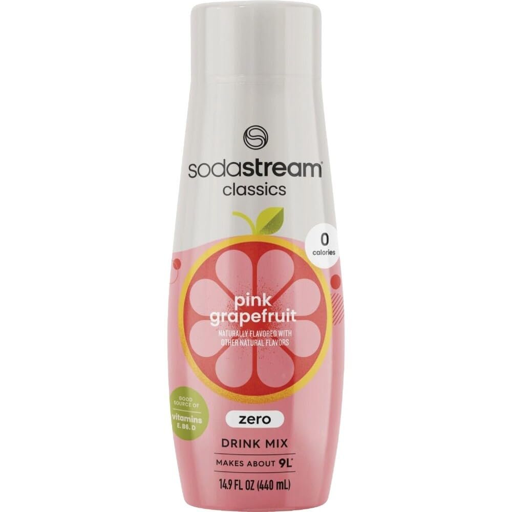 SodaStream Pink Grapefruit Zero Calorie Syrup, 14.9 Fluid Ounce by SodaStream
