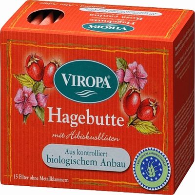 Rose Hip tea organic 15 tea bags - Viropa