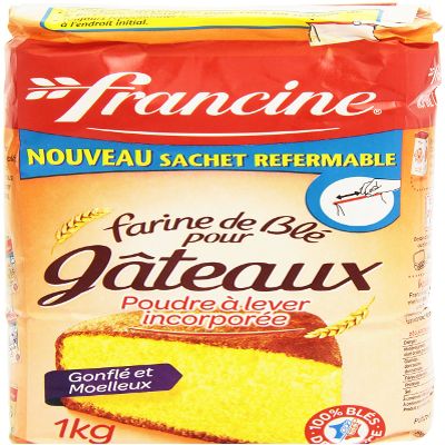 Francine wheat flour for cakes with baking powder 1 kg incorporated