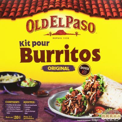 Old El Paso Pepper Burritos Kit 510 g