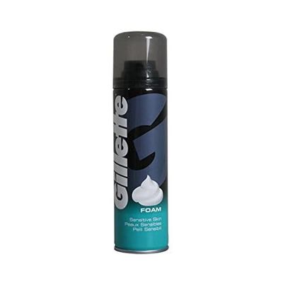 Gillette Classic Sensitive Skin Shaving Foam, 200 ml