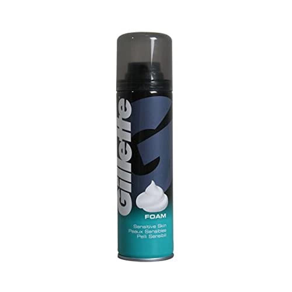 Gillette Classic Sensitive Skin Shaving Foam, 200 ml