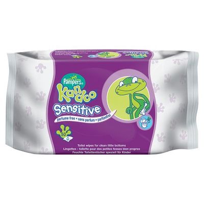 Pampers Kandoo Toilet Wipes Sensitive Single Pack 50 Wipes,