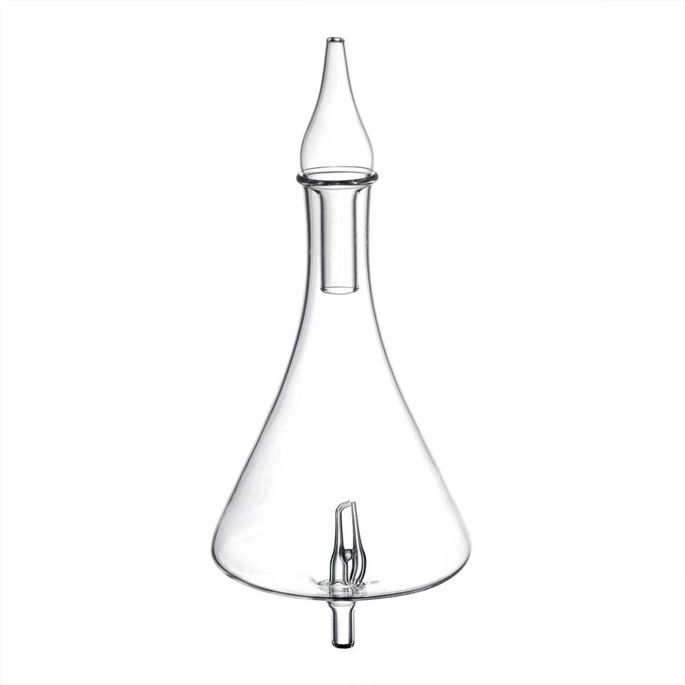 Replacement Glass Reservoir Set for Organic Aromas Nebulizing Essential Oil Diffusers for Aromatherapy (Raindrop)