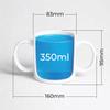 Two Handled Mug. Dual Handles for Easy Holding, Living Aid for The Elderly, Those with a Weaker Grip, Disabilities, Tremors, Parkinson's or Arthritis. Aids Independent Drinking as Reduces spillages view 2