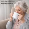 Two Handled Mug. Dual Handles for Easy Holding, Living Aid for The Elderly, Those with a Weaker Grip, Disabilities, Tremors, Parkinson's or Arthritis. Aids Independent Drinking as Reduces spillages view 3